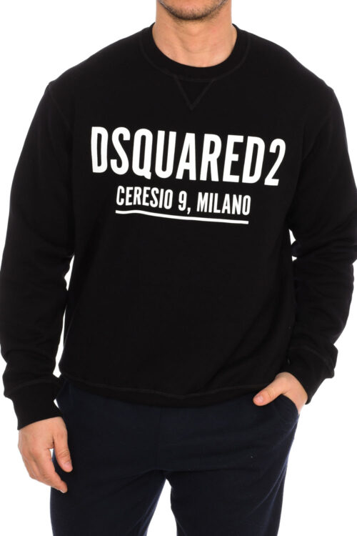 Felpa girocollo a maniche lunghe da uomo S71GU0448-S25042