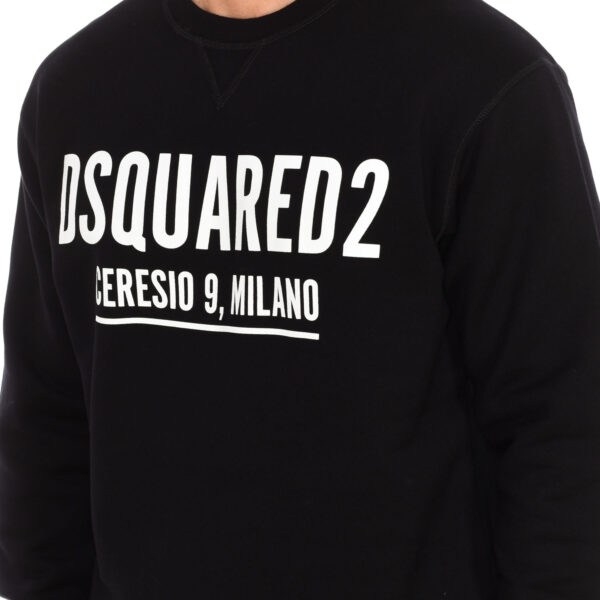 Felpa girocollo a maniche lunghe da uomo S71GU0448-S25042