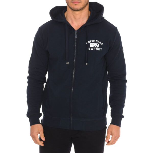 Felpa con cappuccio con zip 902299TR0 uomo
