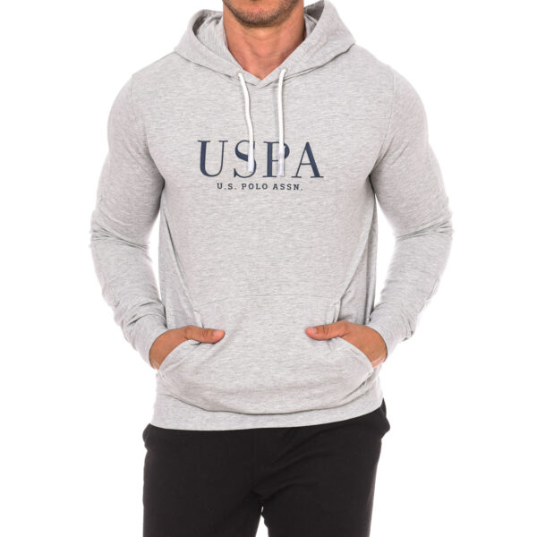 Felpa con cappuccio 67934 uomo