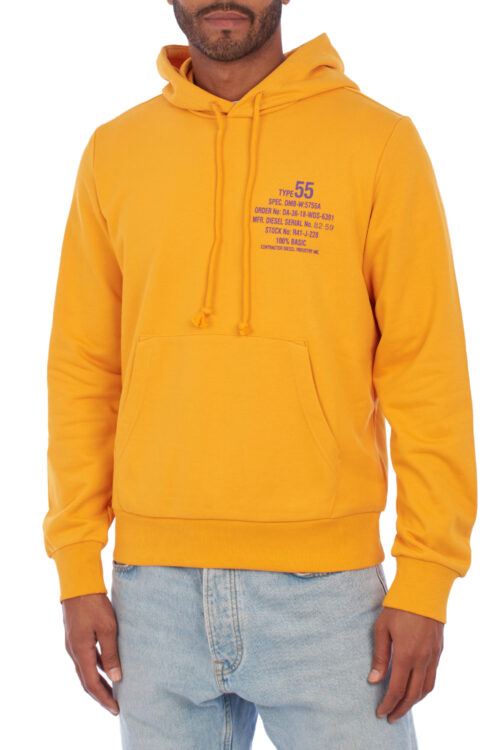 Felpa con cappuccio con stampa A06500-00HAYT uomo