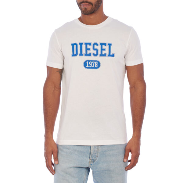 T-shirt stampata da uomo a maniche corte A03824-40GRAI