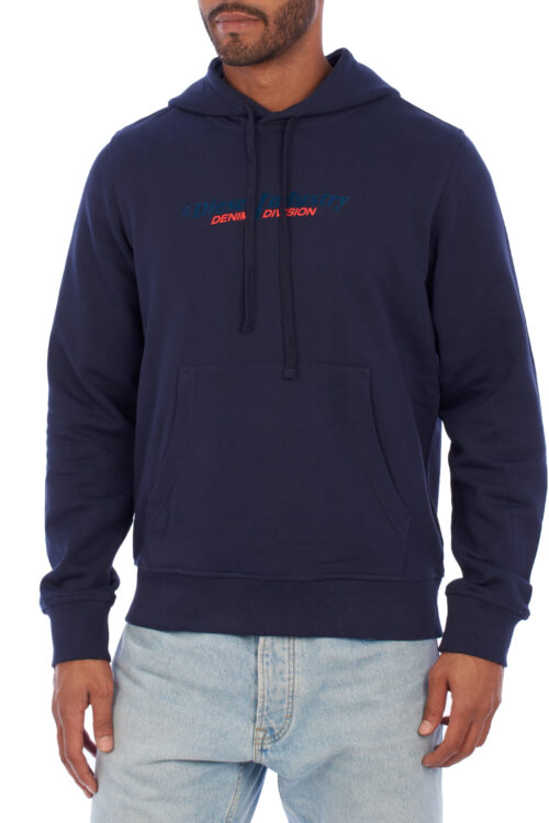 Felpa con cappuccio con stampa logo A12751-1RIAJH uomo