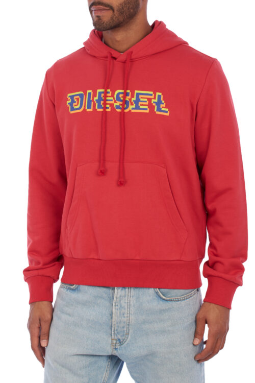 Felpa con cappuccio con stampa logo A06510-00HAYT uomo