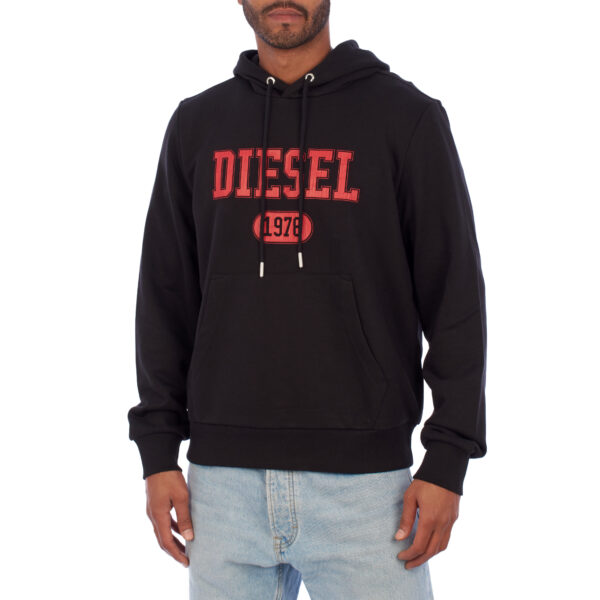 Felpa con cappuccio con stampa logo A03826-60HAYT uomo
