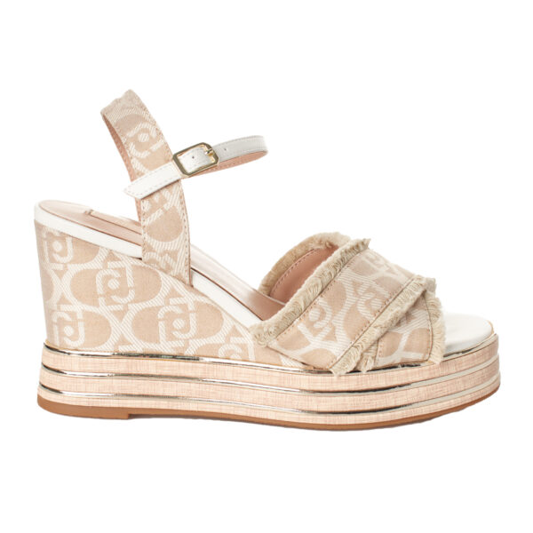 Sandali con zeppa da donna SA4137TX412