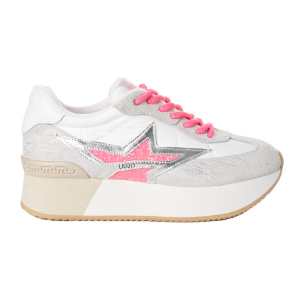 Sneakers con plateau BA4083PX480 Donna
