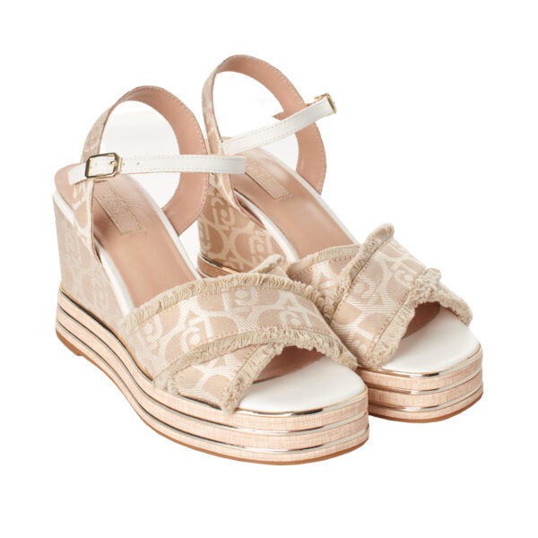 Sandali con zeppa da donna SA4137TX412