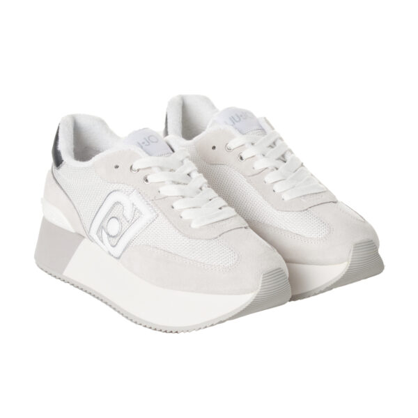 Sneakers con plateau BA4081PX031 Donna