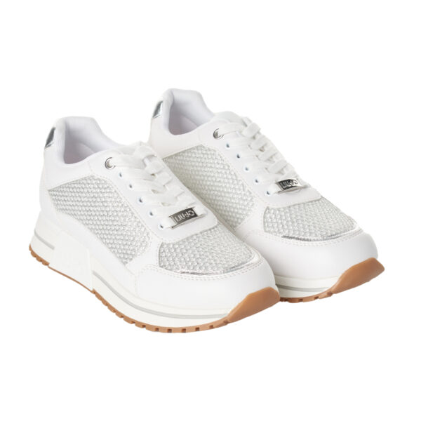 Sneakers con plateau BA4077EX108 Donna
