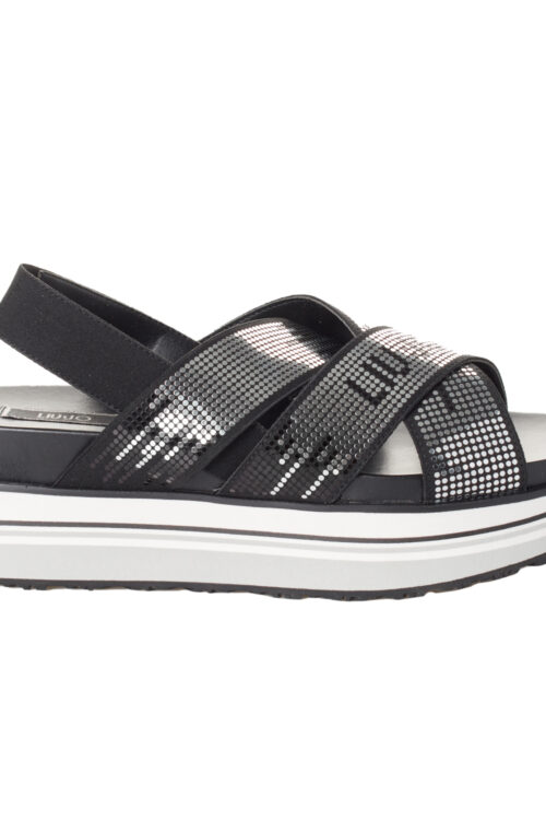 Sandali con plateau SA4165TX022 Donna