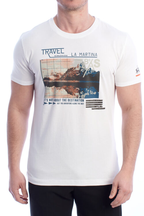 T-shirt a maniche corte vestibilità regolare YMR312-JS206 Uomo