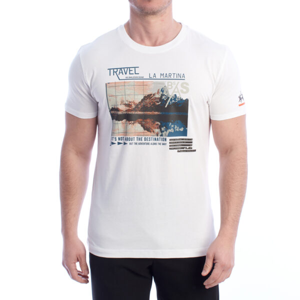 T-shirt a maniche corte vestibilità regolare YMR312-JS206 Uomo