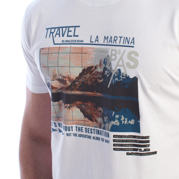 T-shirt a maniche corte vestibilità regolare YMR312-JS206 Uomo