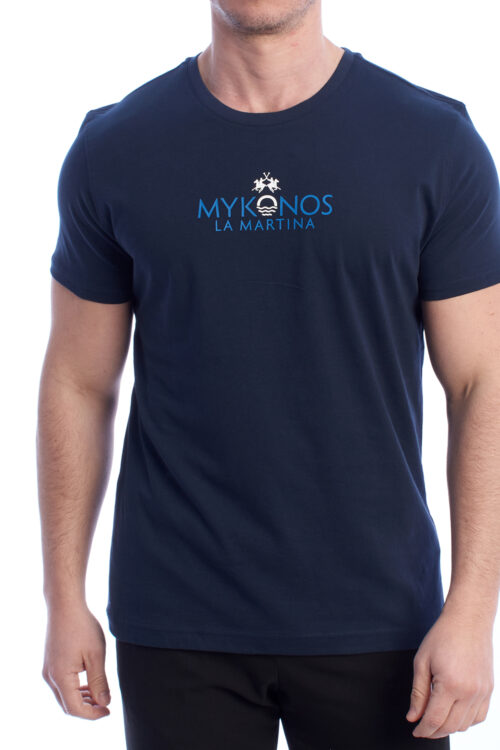 T-shirt a maniche corte vestibilità regolare YMR605-JS395 da uomo