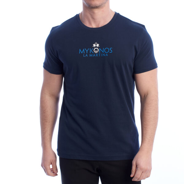 T-shirt a maniche corte vestibilità regolare YMR605-JS395 da uomo