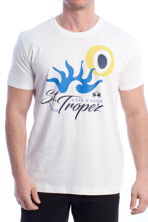 T-shirt a maniche corte vestibilità regolare YMR317-JS395 Uomo