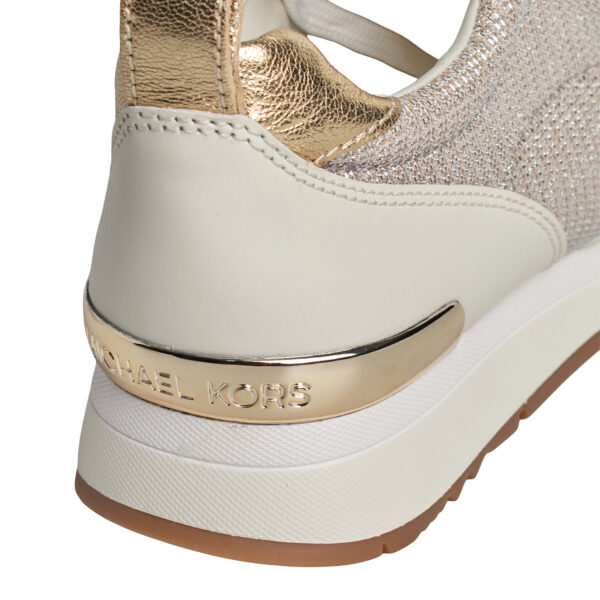 Sneakers da donna Allie Stride in pelle e rete con catena scintillante 43S2ALFS3D