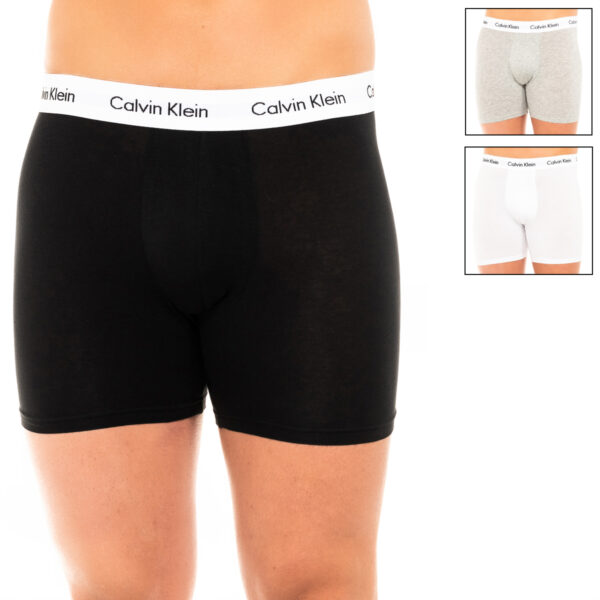 Pack-3 Boxers tessuto traspirante e parte anteriore anatomica NB1770A uomo