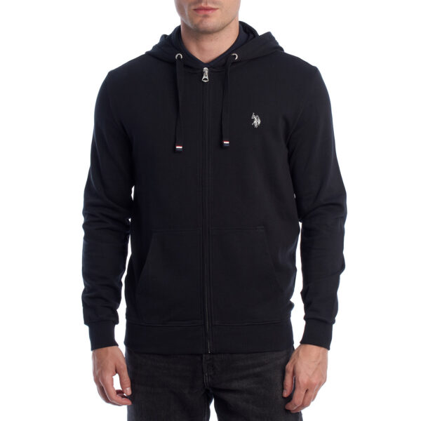 Felpa con cappuccio e zip da uomo US41162009