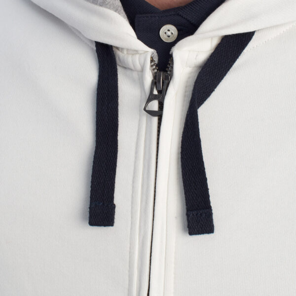 Felpa con cappuccio e zip da uomo 63633