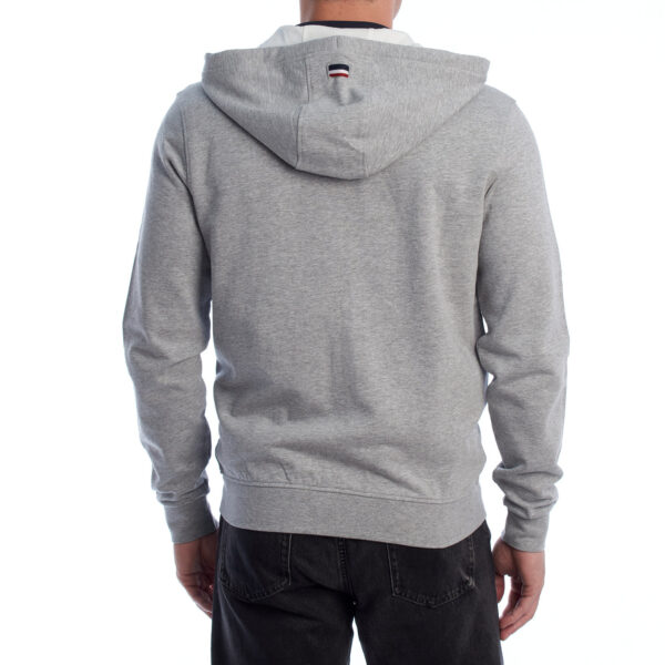 Felpa con cappuccio e zip da uomo 63633