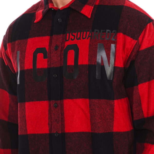 Camicia a maniche lunghe da uomo S79DL0007-S53139
