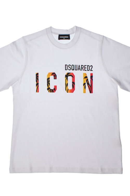 T-shirt a maniche corte con vestibilità morbida Icon DQ1710D0-0MMDQ da bambino