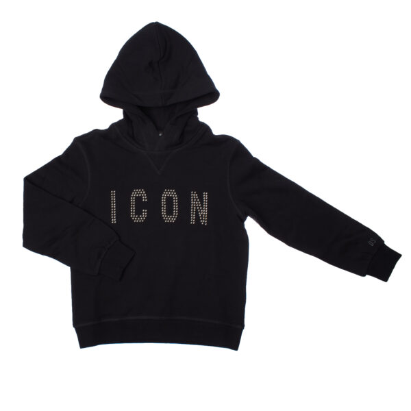Felpa con cappuccio Relax Icon DQ2030D0-A22DQ da bambina