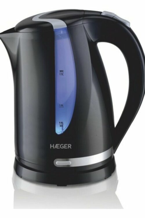 Bollitore Haeger EK-22B.023A Nero Acciaio inossidabile 2200 W 1,7 L