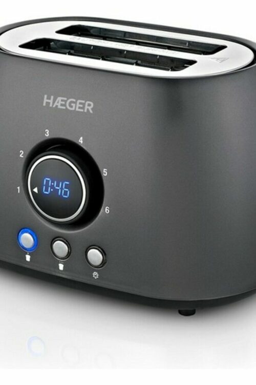Tostapane Haeger TO-08D.012A Nero 800 W
