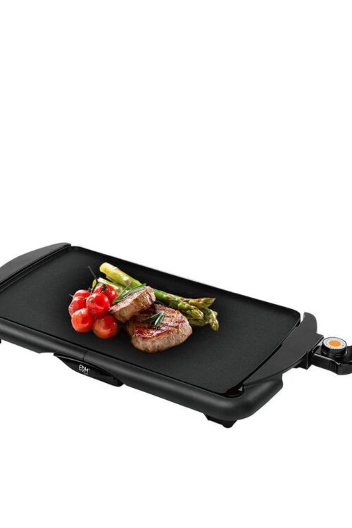Piastra griglia liscia EDM 07663 Nero 2000 W