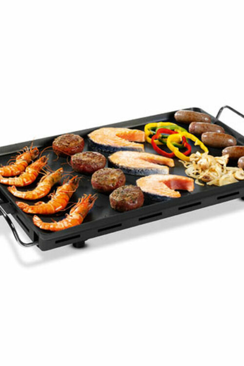 Piastra in Pietra per Arrostire Princess Table Grill Alluminio 36 x 60 cm Nero