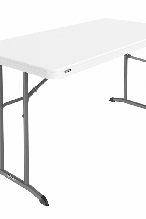 Tavolo Pieghevole Lifetime Bianco 152 x 74 x 76 cm