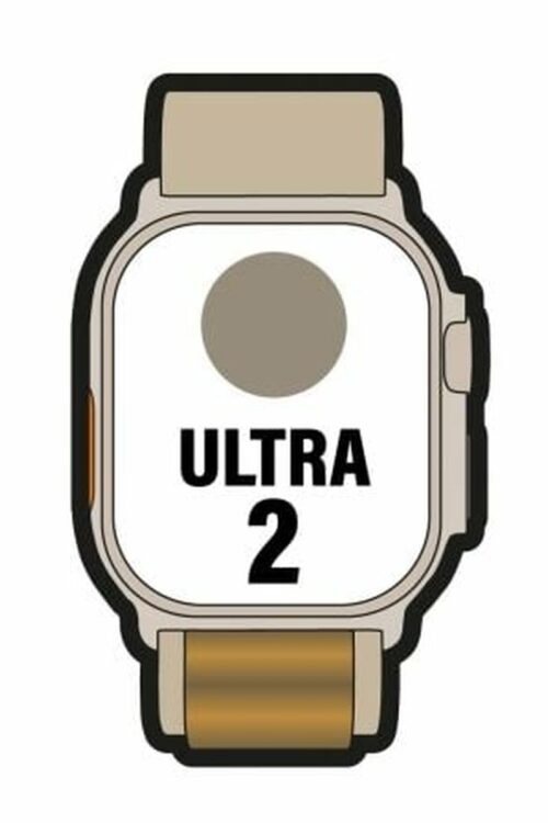 Orologio Uomo Apple MX4E3TY/A Titanio 49 mm