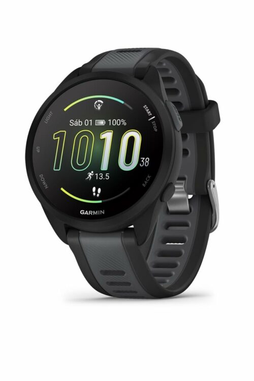Smartwatch GARMIN Forerunner 165 Music Nero Argentato 1,2″ 43 mm