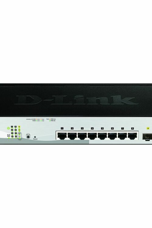Switch D-Link DGS-1210-08P/E Nero