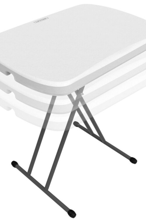 Tavolo da picnic Lifetime Bianco Acciaio HDPE 66 x 71 x 46 cm