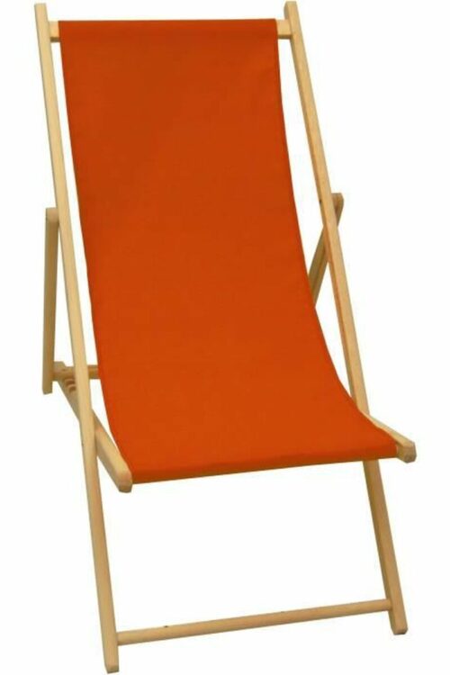 Lettino Jardin Prive Marrone Rosso 132 x 55 x 35 cm Legno