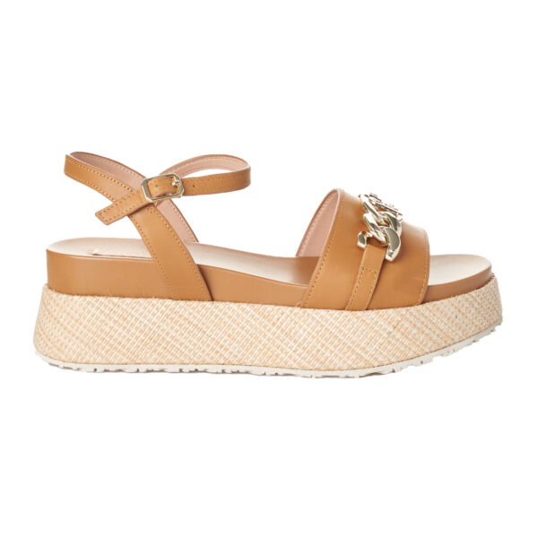 Sandali con plateau SA4149P0102 Donna
