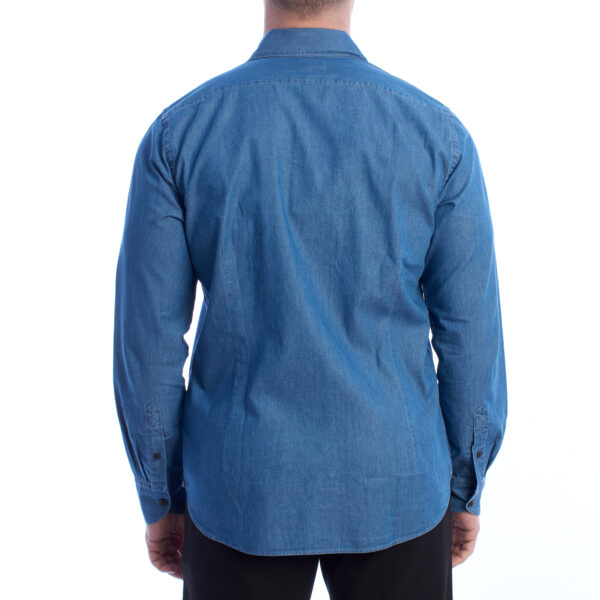 Camicia in denim vestibilità regolare da uomo UMC005-DM094