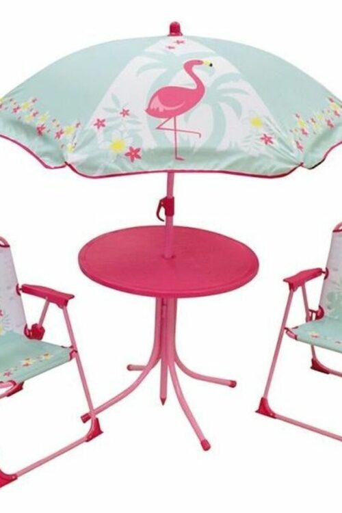 Mobili da giardino Fun House Per bambini Fenicottero rosa 4 Pezzi
