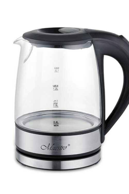 Bollitore Feel Maestro MR-062 Nero Vetro 1630 W 1,2 L