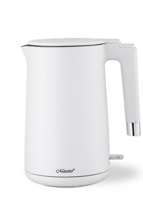 Bollitore Feel Maestro MR-026 Bianco Acciaio inossidabile Plastica 1500 W 1800 W 1,7 L