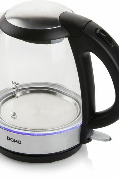 Bollitore DOMO DO9218WK Argentato Acciaio inossidabile Cristallo 2200 W 1,2 L