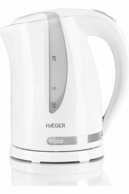Bollitore Haeger EK-22W.022A Acciaio inossidabile Bianco 2200 W 1,7 L