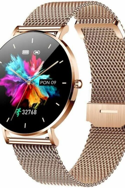 Smartwatch Manta Alexa SWU501GD Rosa Dorato Oro Rosa 1,32″