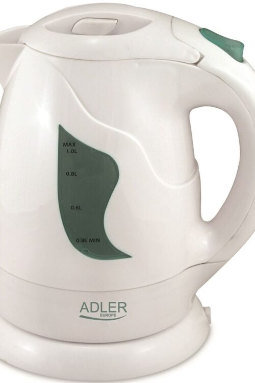 Bollitore Elettrico con Teiera Adler AD 08w Bianco 850 W 1 L