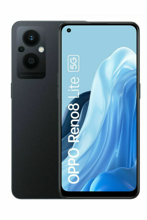 Smartphone Oppo 8 Lite 6,43″ 8 GB RAM 128 GB 6,43″ Qualcomm Snapdragon 695 5G 8 GB RAM 128 GB Nero