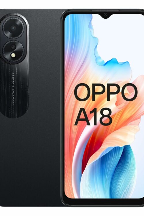 Smartphone Oppo A18 6,56″ Octa Core 4 GB RAM 128 GB Nero Dual SIM